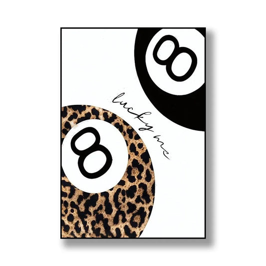 8 Ball Canvas Print