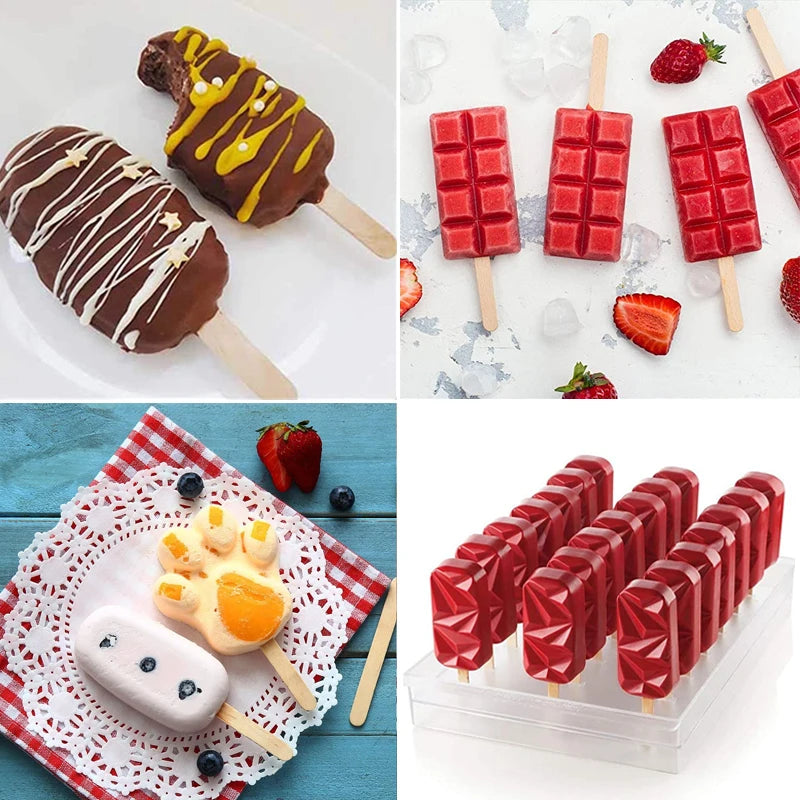 Silicone Ice Cream Tray Moulds