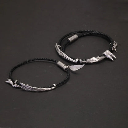 Silver Wax Rope Bracelets