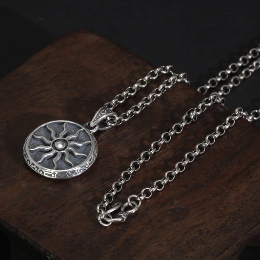 Sun Amulet Pendant Necklace