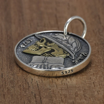 Double Sided Coin Pendants