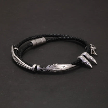 Silver Wax Rope Bracelets