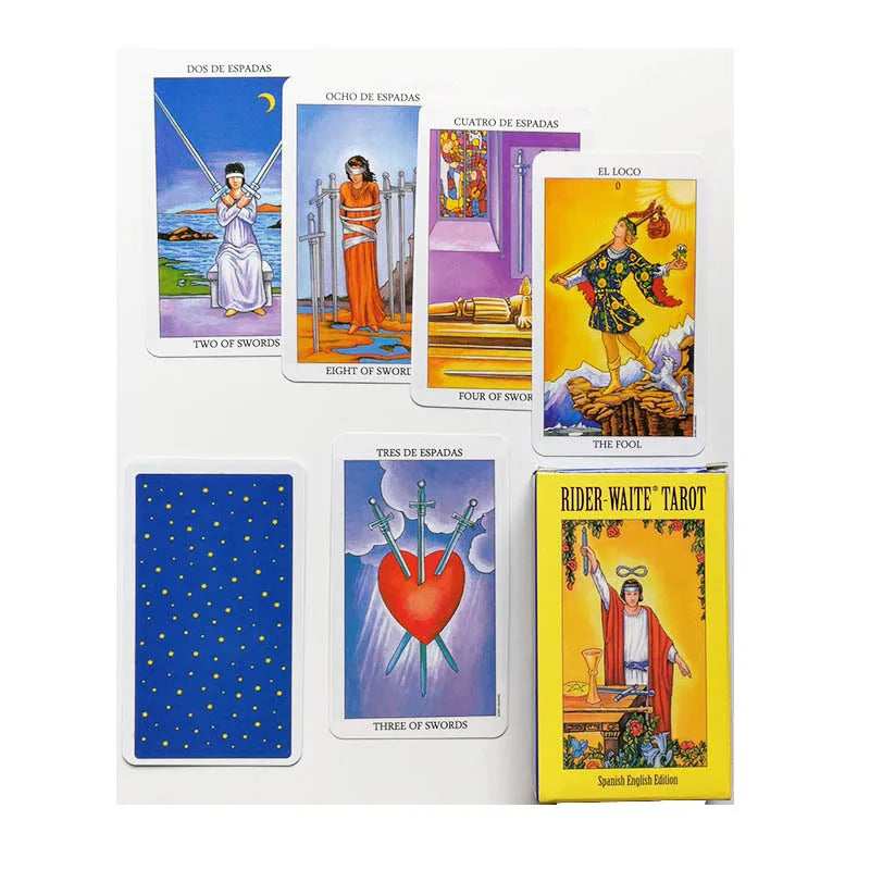 Rider Waite Tarot Card Deck (English | Russian | Spanish)