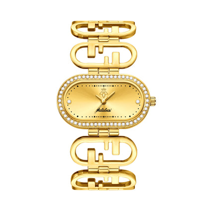 Yalalusi Oval Link Watch - Gold