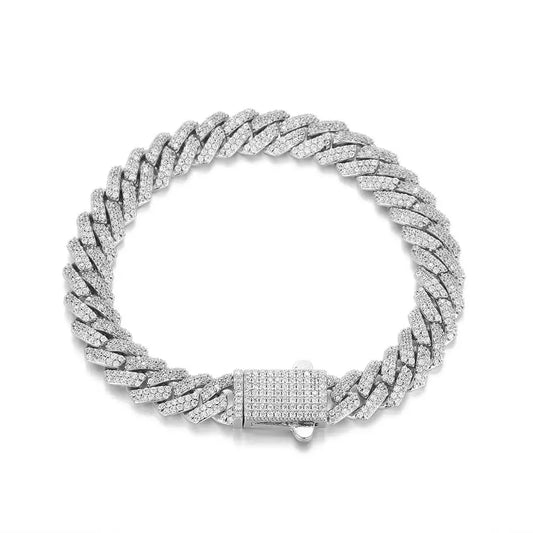 Cubic Zirconia Cuban Link Bracelets