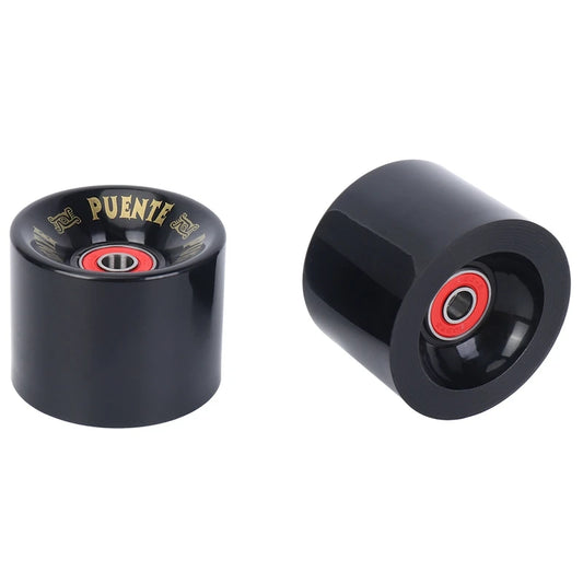 PUENTE 4Pcs Cruiser Skateboard Wheels With ABEC-9 Bearings