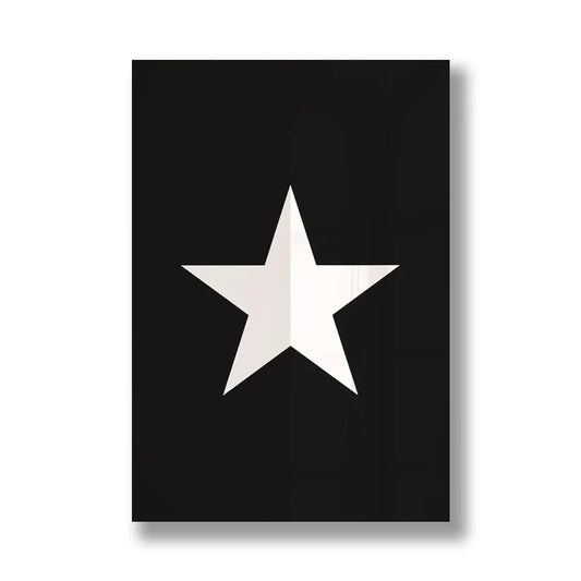 Black Star Canvas Print