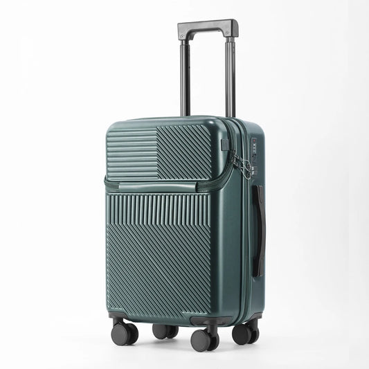 Green Lightweight & Compact Stylish Suitcase