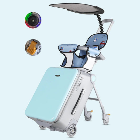 Blue Child Seat Luggage Case