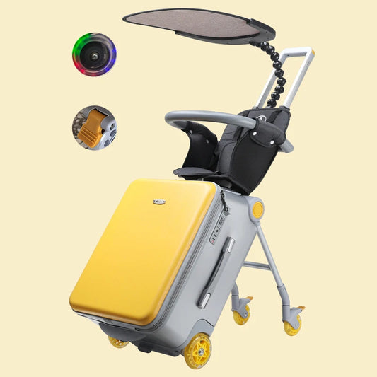 Yellow Child Seat Luggage Case