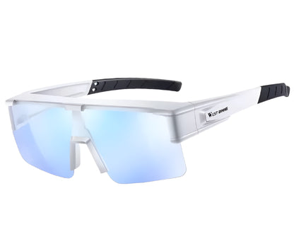 Large Photochromic Frame Glasses with Prescription Fit