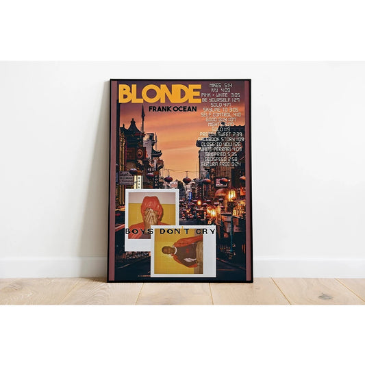 Blonde - Frank Ocean - Album Print Poster