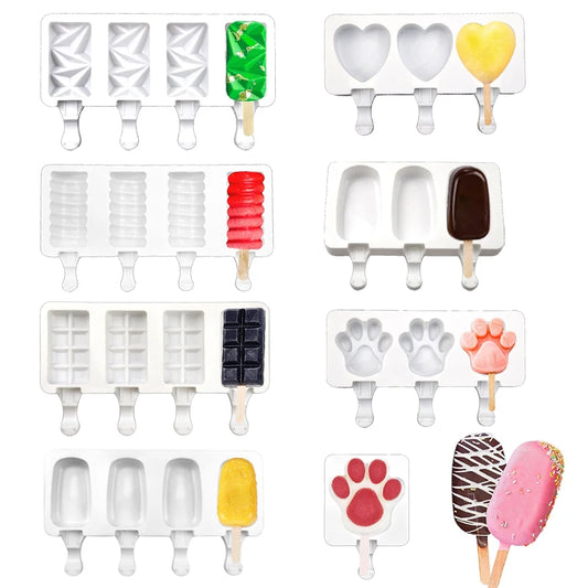 Silicone Ice Cream Tray Moulds