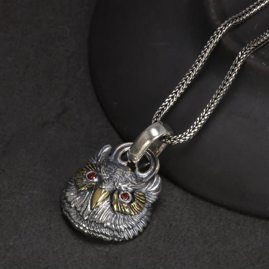 Red Owl Necklace