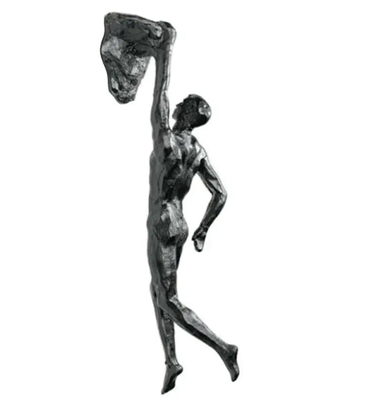 One Hand - Rock Climber Wall Sculptures
