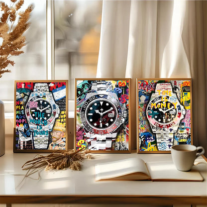 Timeless Watch Graffiti Art