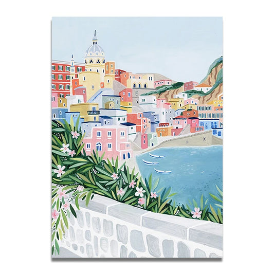 Long walk - Travel Art Print Poster