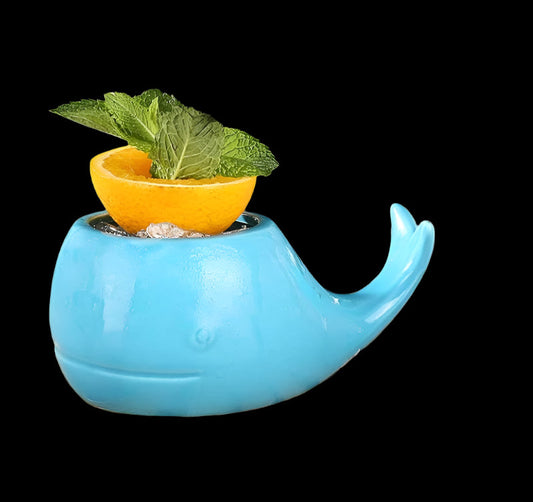 Lagoon Whale Hawaii Ceramic Tiki Cup