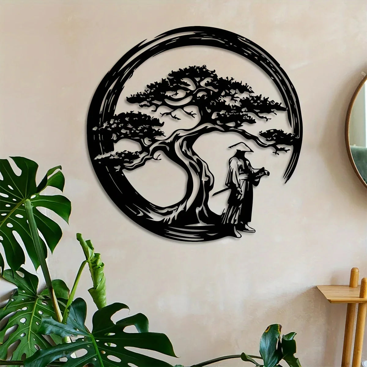 Metal Bonsai Tree Wall Art