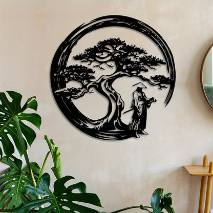 Metal Bonsai Tree Wall Art