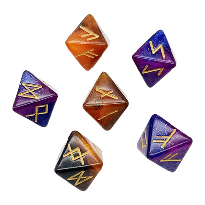 3Pcs Astrology Dice | D8 + D12