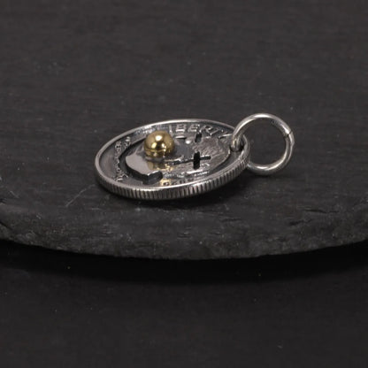 Clown Coin Pendant