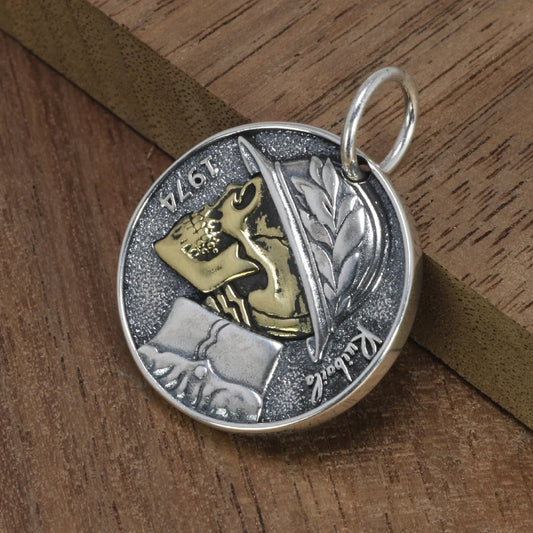 Double Sided Skull Pendant
