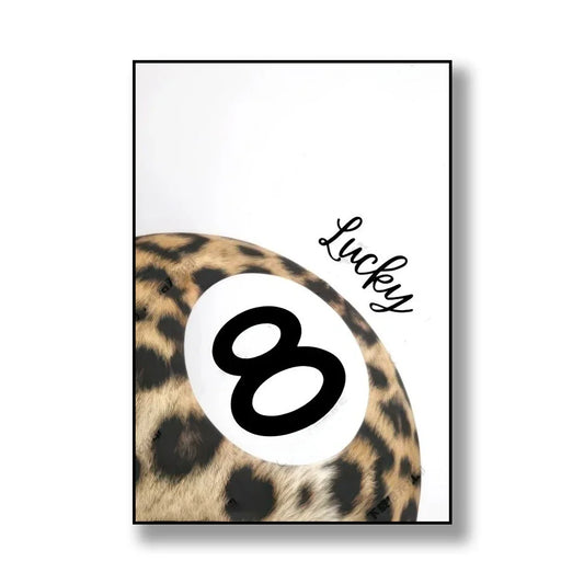 Lucky 8 Canvas Print