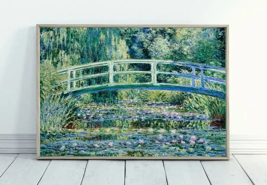 The Water Lily pond II - Claude Monet Abstract Art Print