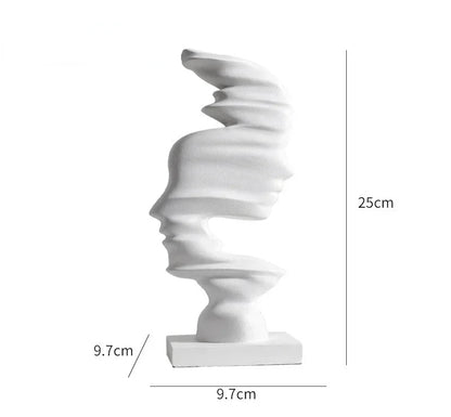 Abstract Dual Face Sculptures